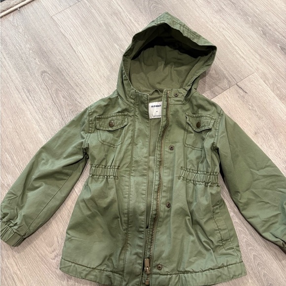 Old Navy Other - Old Navy Kids Olive Hooded Raincoat